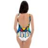 The Cartoon Series (Painted Rackets) One Piece Swimsuit multi colored front art concierge clothing 1 The Cartoon Series (Painted Rackets) One Piece Swimsuit multi colored front art concierge clothing 1