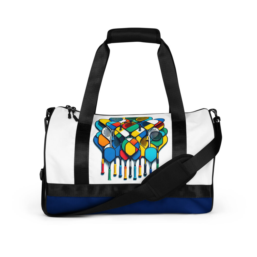 The Painted Racket Gym Bag art concierge clothing jpg