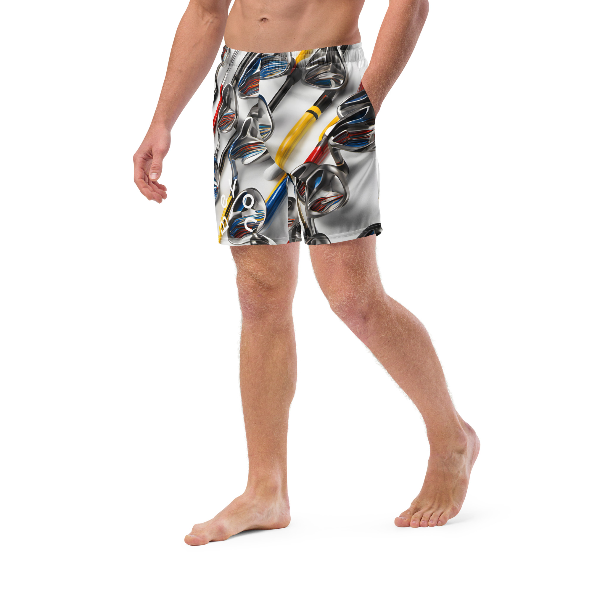 all over print recycled swim trunks white left front 661f46b2f1e27 jpg