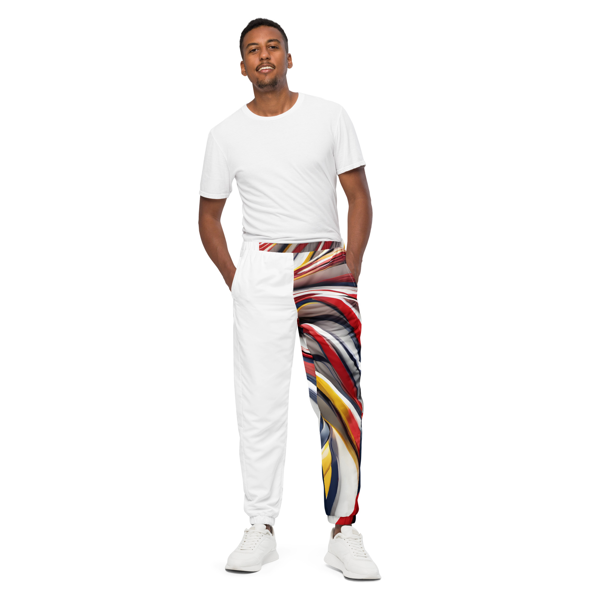 all over print unisex track pants white front 660cbc3472d66 jpg