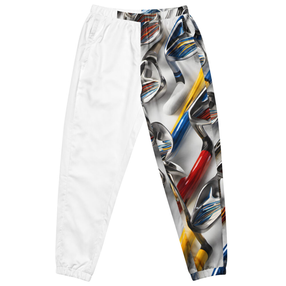 all over print unisex track pants white front 661374340f343 jpg