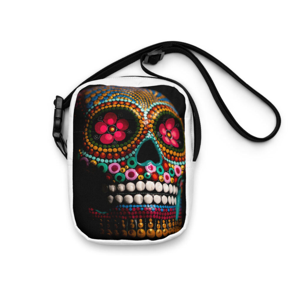 beaded skull crossbody bag white art concierge clothing jpg