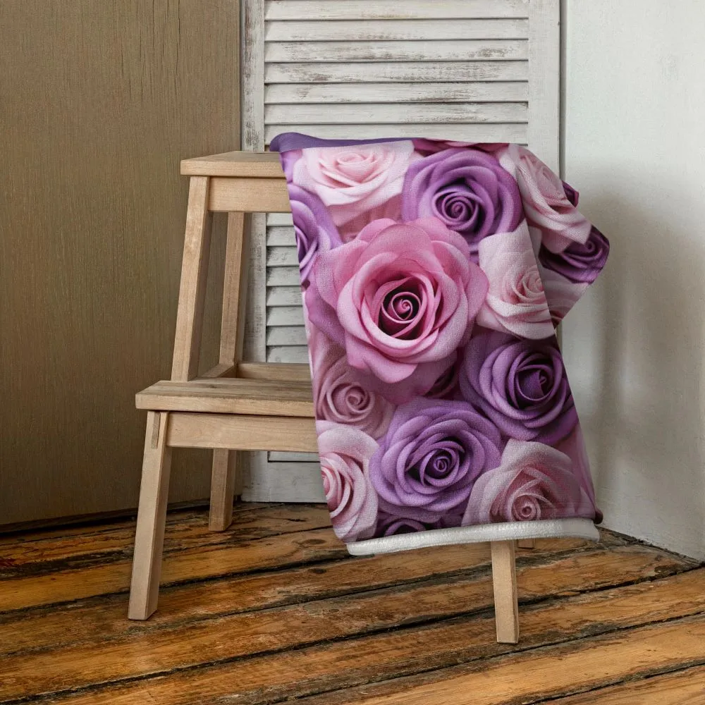 roses towel