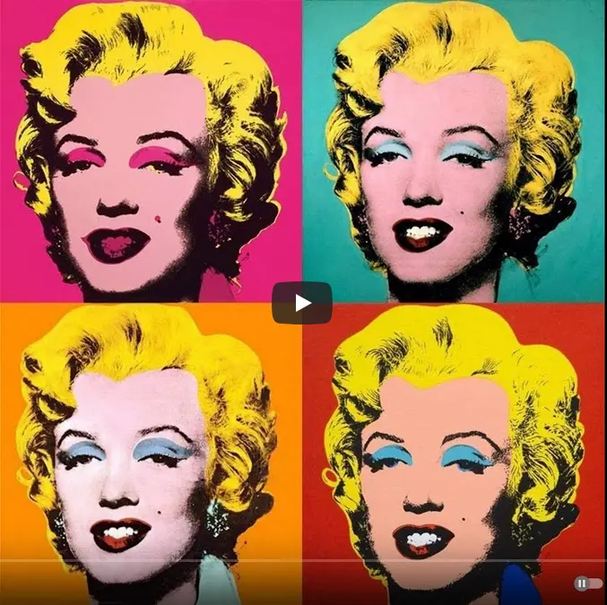 marylin monroe andy warhol art concierge clothing YouTube