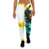 ode to warhol womens joggers white front art concierge clothing jpg