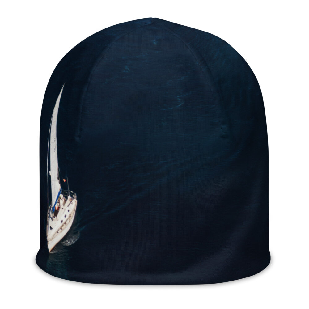 the blue sailboat beanie blue front art concierge clothing jpg