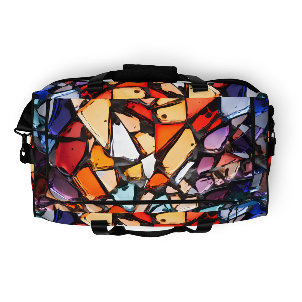 The Shattered Glass Duffle Bag art concierge clothing jpg