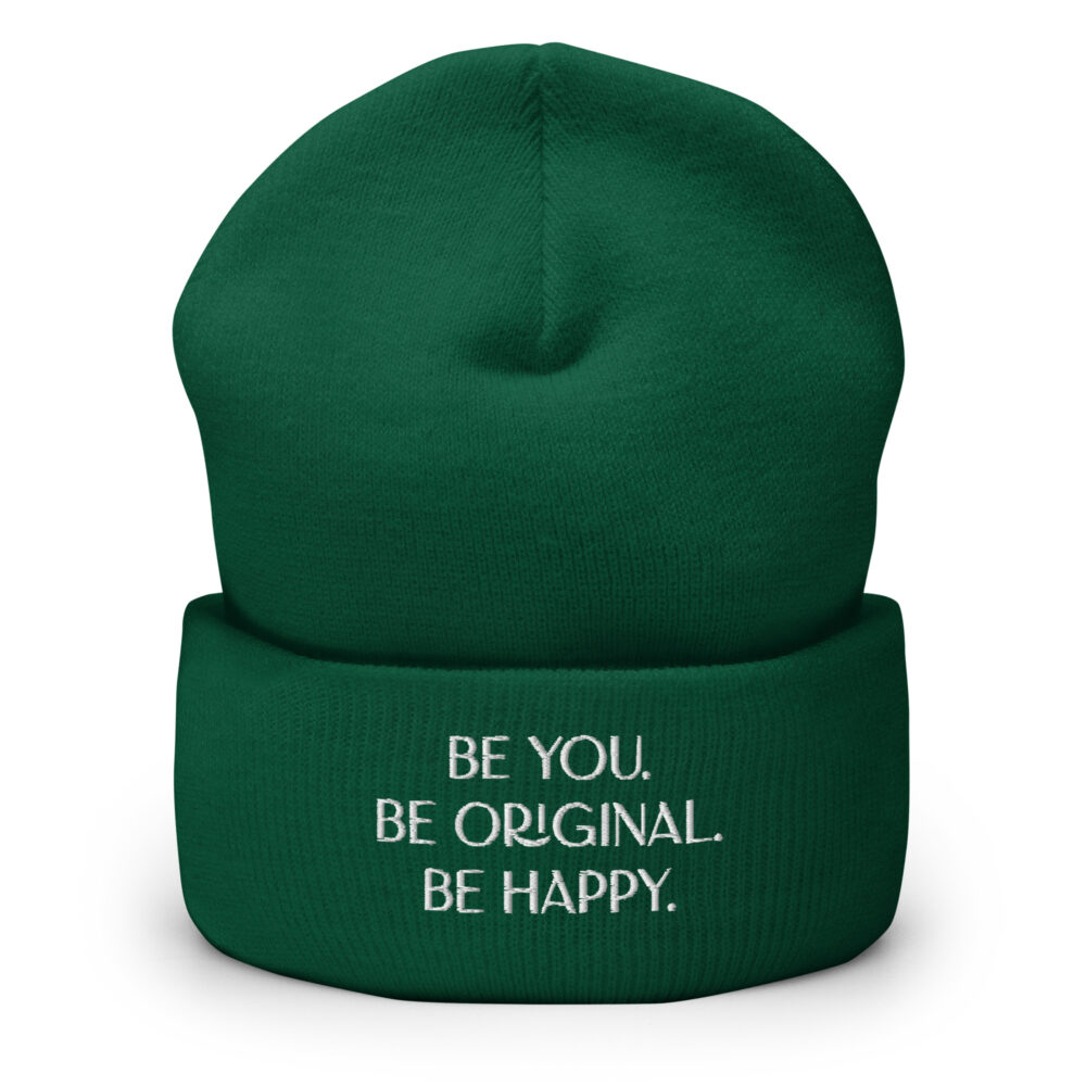 The Be You (Spruce) Cuffed Beanie art concierge clothing jpg