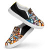 The Shattered Glass Men’s Slip-on Deck Shoes art concierge clothing jpg