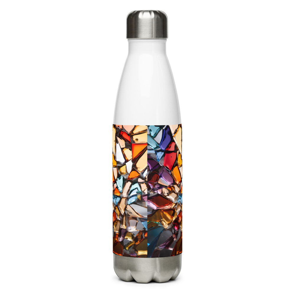 The Shattered Glass Stainless Steel Water Bottle art concierge clothing jpg