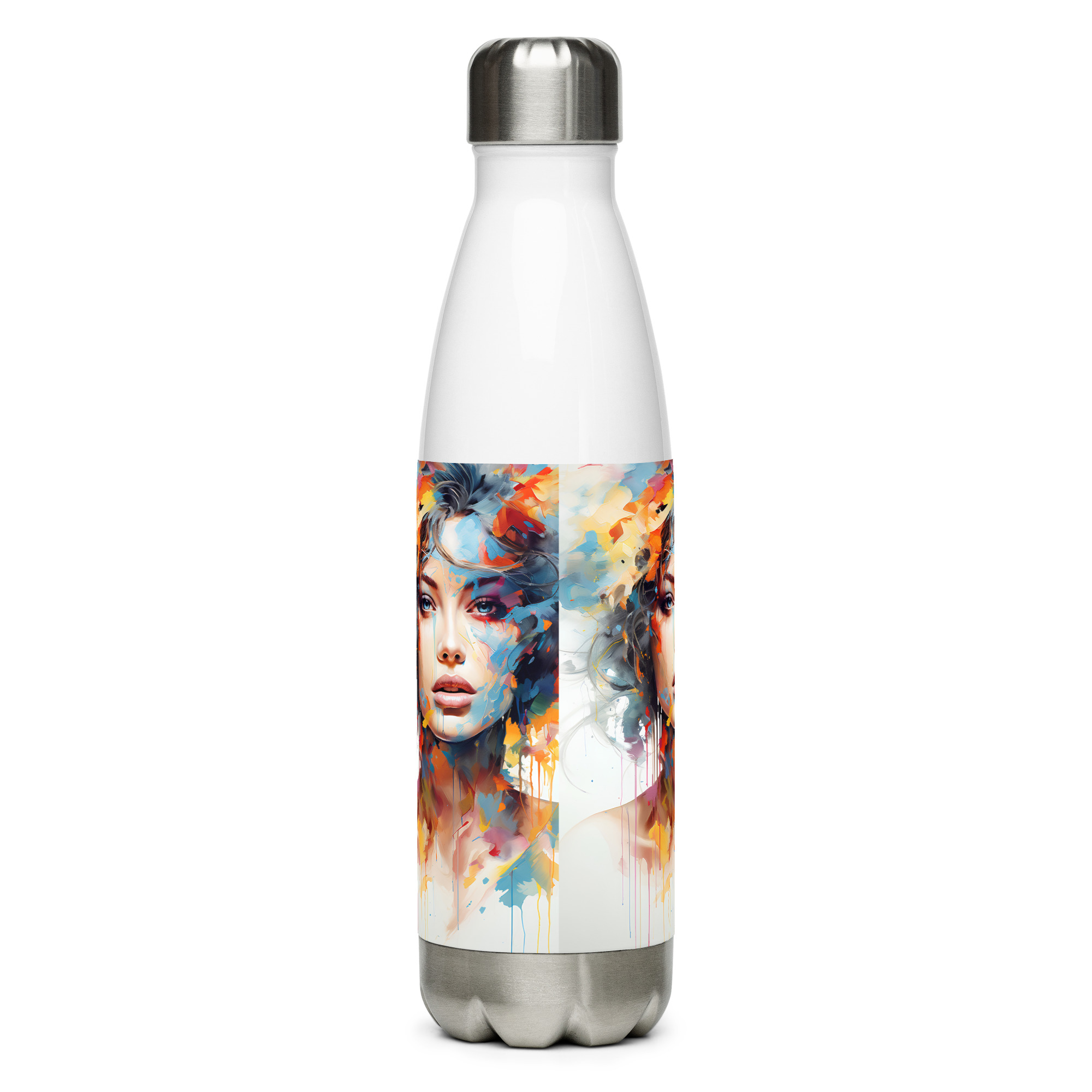 stainless steel water bottle white 17 oz right 66f71f41b0c6e jpg