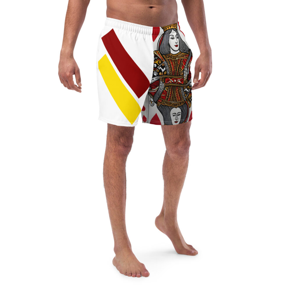 The Queen of Hearts Swim Trunks art concierge clothing jpg