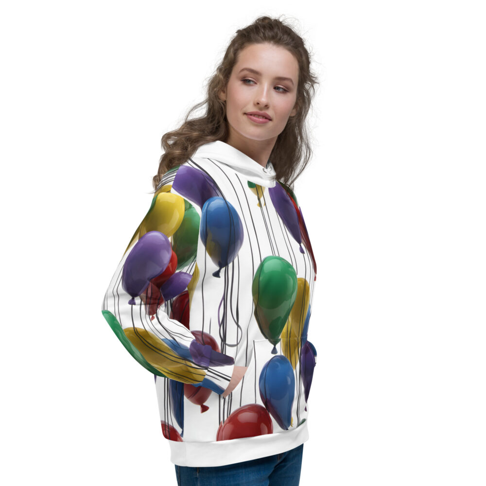 all over print recycled unisex hoodie white right 67107915cabeb jpg