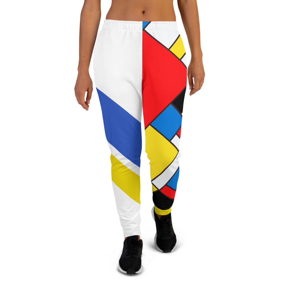 The Ode to Mondrian Women's Joggers art concierge clothing jpg