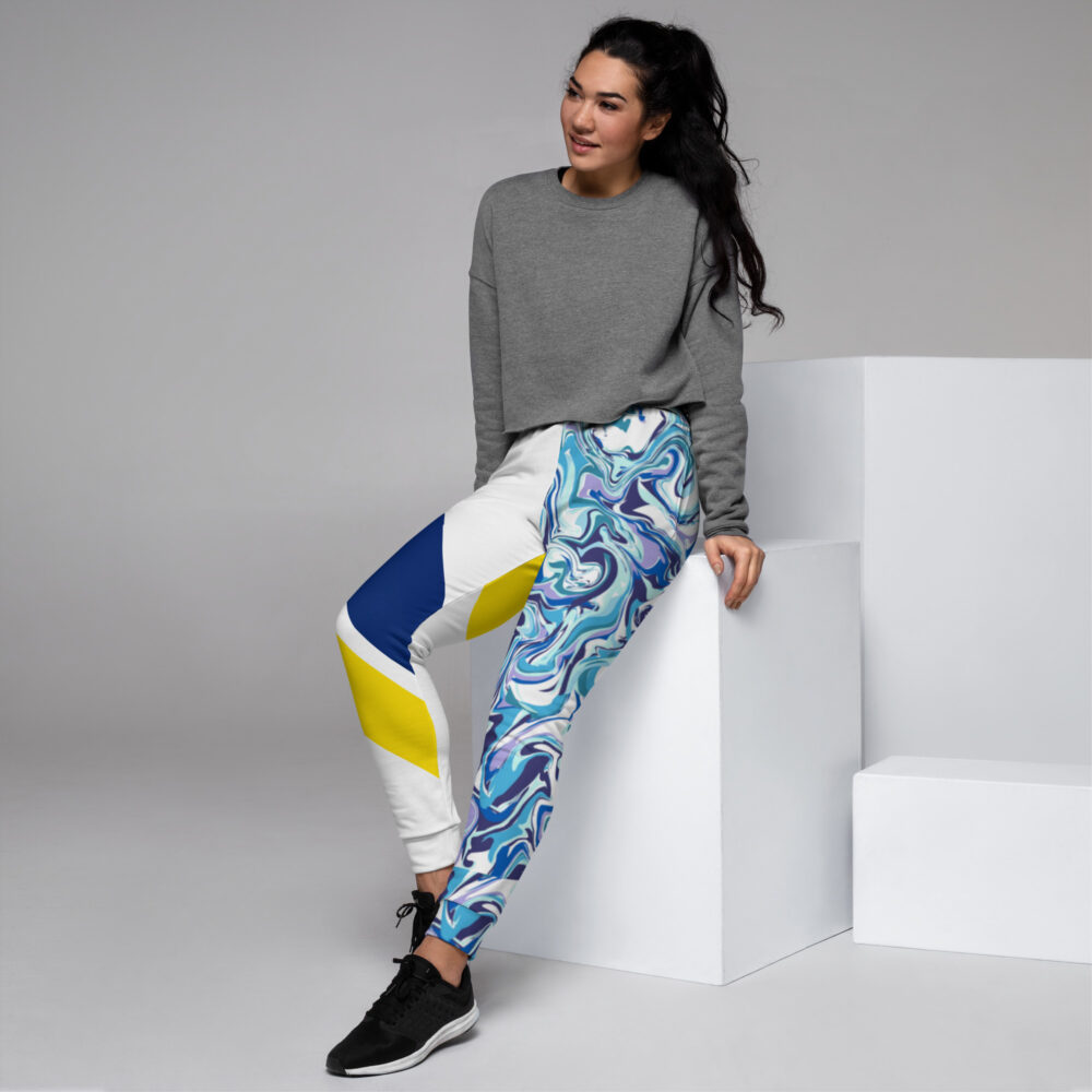 all over print recycled womens joggers white left 671591b33eab5 jpg