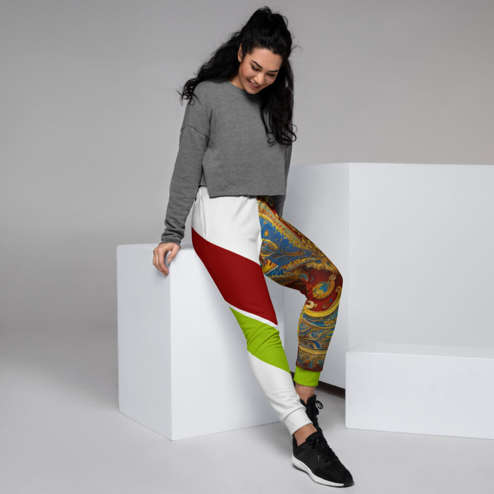 all over print recycled womens joggers white right 6716c9f709aea jpg