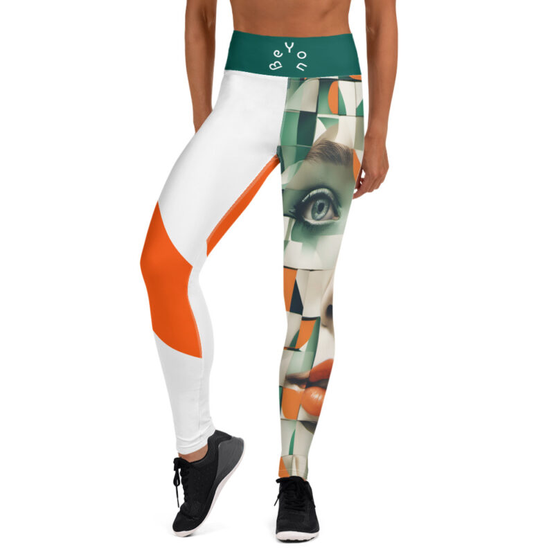 The Green Eyes Yoga Leggings art concierge clothing jpg