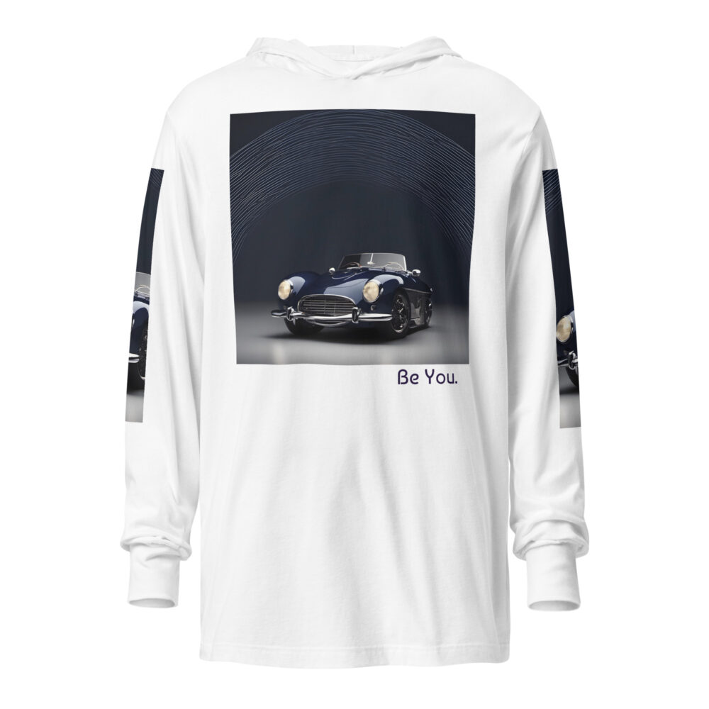 The Ode to Roadsters Hooded Long-sleeve Tee art concierge clothing jpg