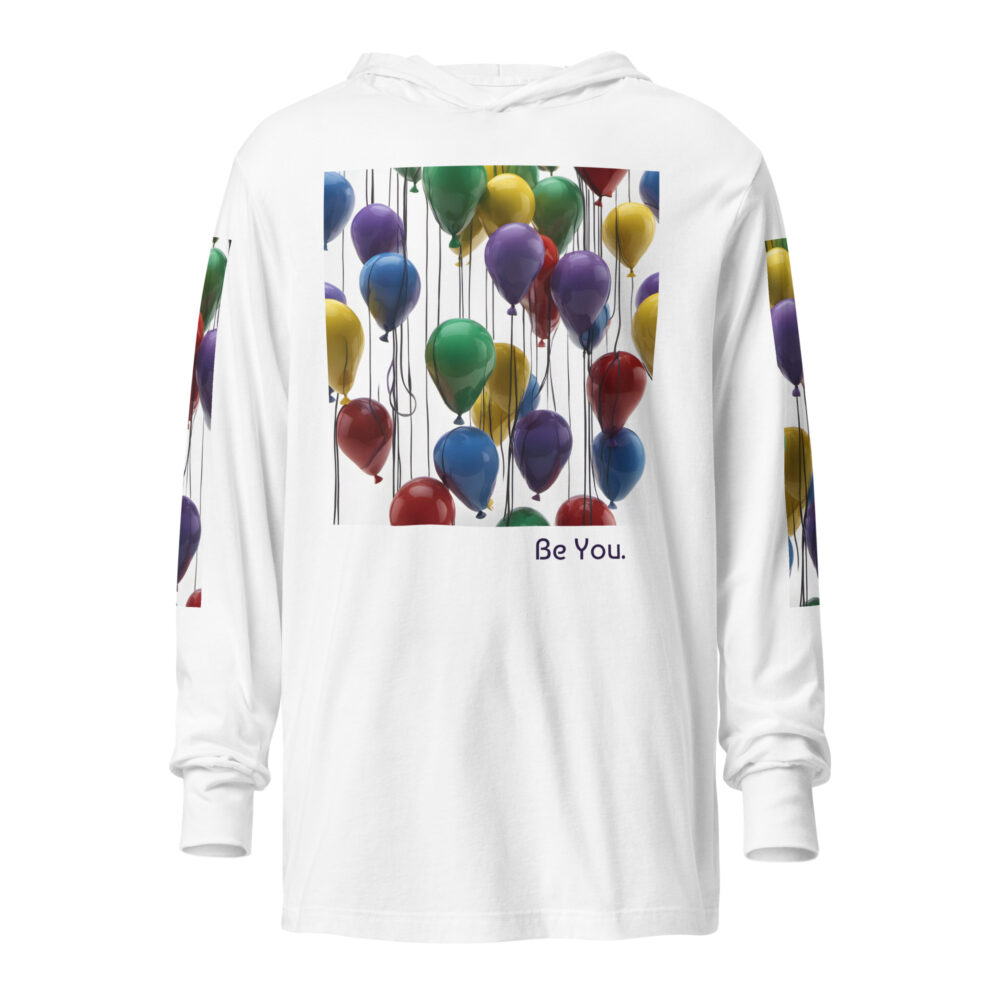 The Balloons Hooded Long-sleeve Tee art concierge clothing jpg