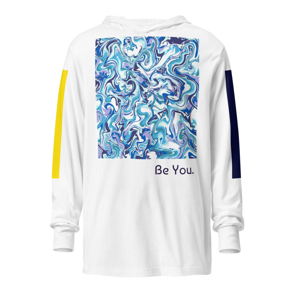 The Blue Marble Hooded Long-sleeve Tee art concierge clothing jpg