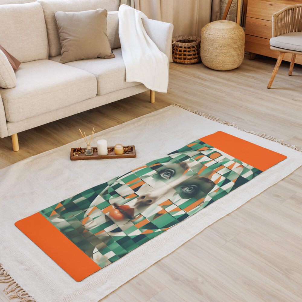 The Green Eyes Yoga Mat art concierge clothing jpg