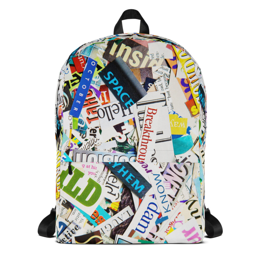 The Headlines Backpack art concierge clothing jpg