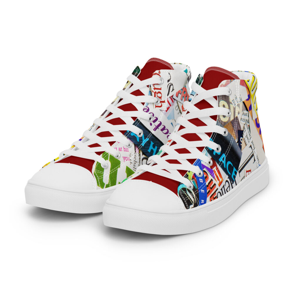 The Headlines Women’s High Top Canvas Shoes art concierge clothing jpg