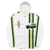 The Ode to Le Mans 3 Windbreaker white front art concierge clothing jpg