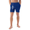 The Solid Blue Swim Trunks front art concierge clothing jpg