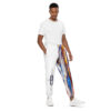 The Paint Drip Track Pants white right front art concierge clothing jpg