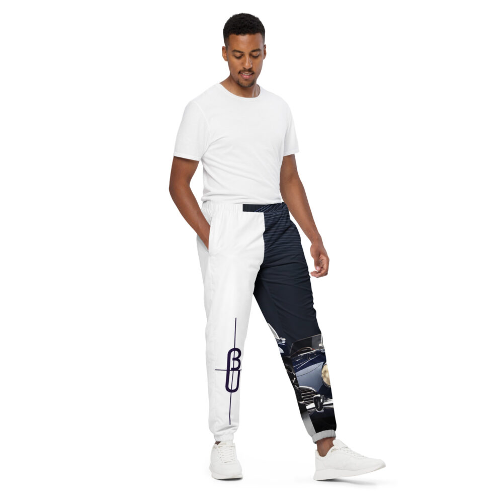 The Roadster Track Pants white right front art concierge clothing jpg