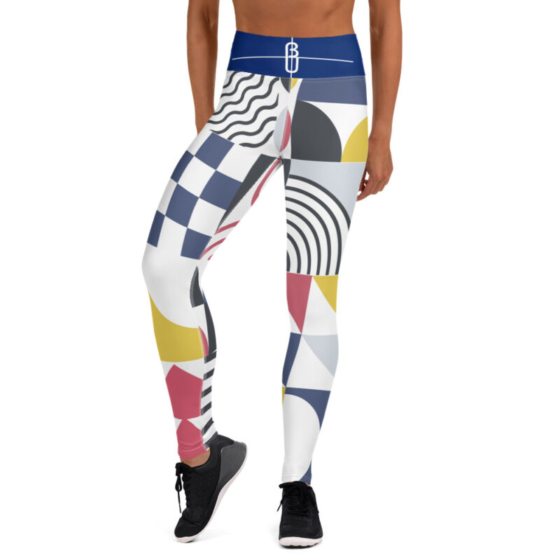 The Ode to Bauhaus Yoga Leggings art concierge clothing jpg