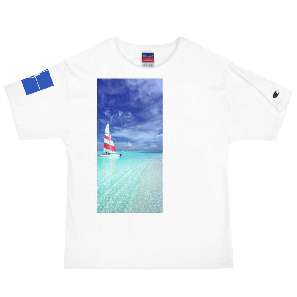 our day on the water Champion t shirt art concierge clothing jpg