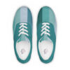 The Seafoam Men’s Lace-up Deck Shoes front art concierge clothing jpg