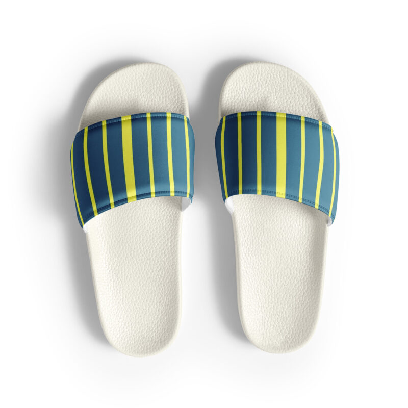 The Stripes Series (Dirty Blue) Slides front art concierge clothing jpg
