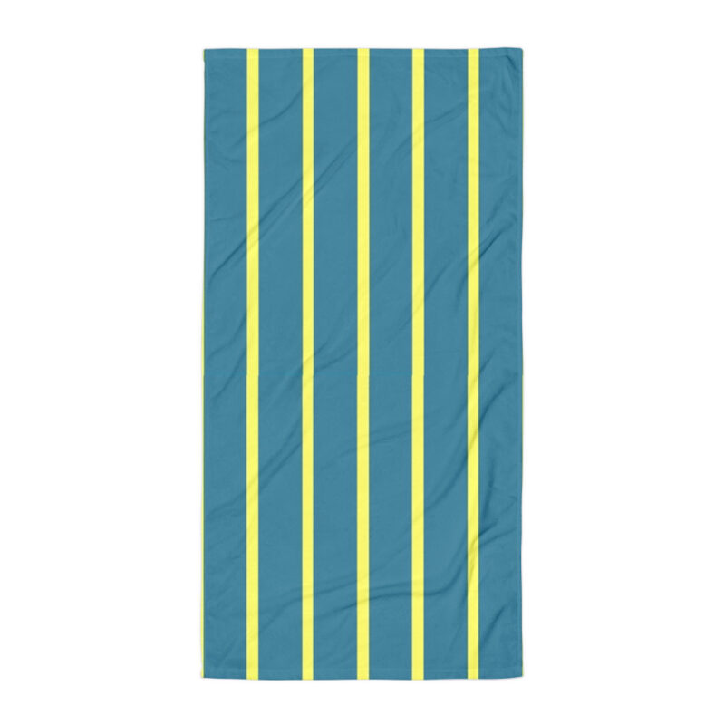 The Stripes Series (Dirty Blue) Towel 30x60 flat art concierge clothing jpg