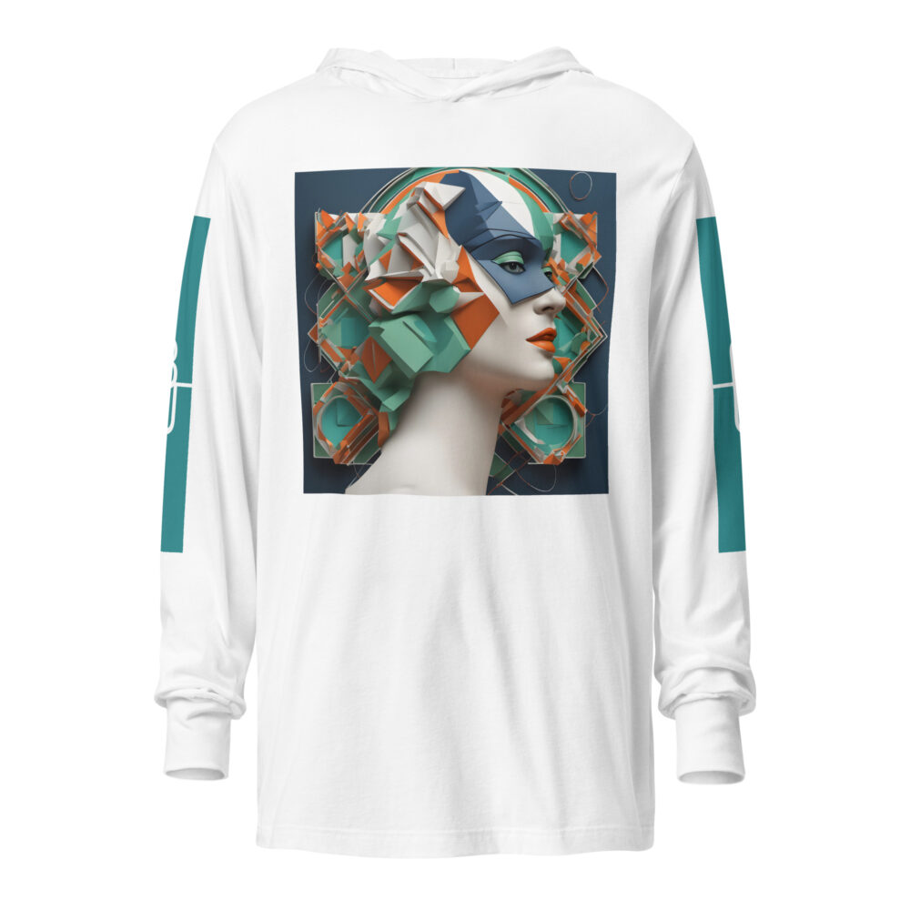 The Art Deco 2 Hooded Long-sleeve Tee art concierge clothing jpg