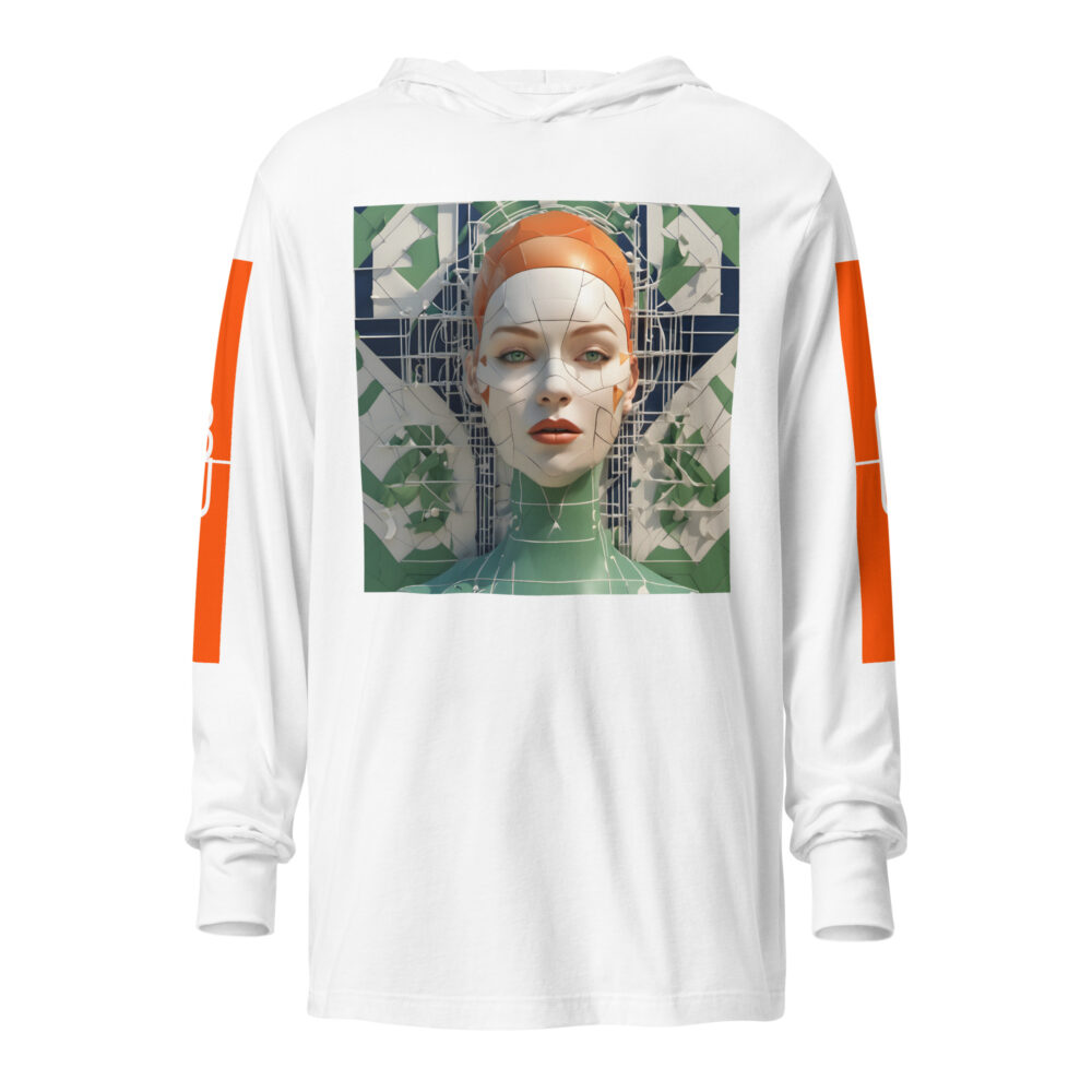 The Art Deco 1 Hooded Long-sleeve Tee art concierge clothing jpg