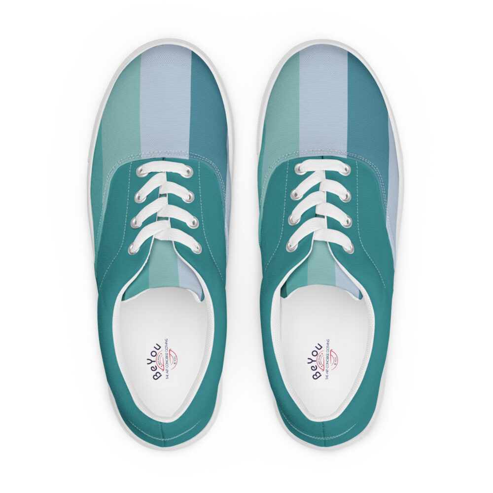 The Seafoam Women’s Lace-up Deck Shoes front art concierge clothing jpg