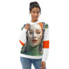 The Art Deco 1 Hoodie white front art concierge clothing jpg