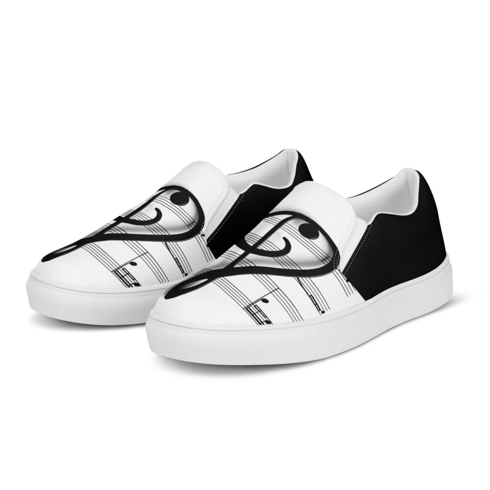 mens slip on canvas shoes white left front 67ad6c6047589 jpg