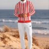 Zayan Duneline Break The Stripes Series (Ferrari Red) track jacket fleece joggers canvas high tops Ferrari red white black front art concierge clothing jpg