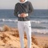Booker Duneline Break The Stripes Series (Black)Hoodie Fleece Joggers Canvas Deck Shoes black white front art concierge clothing jpg