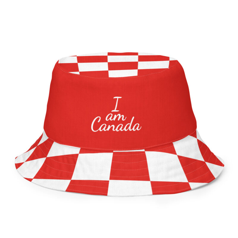 The Bluenose IV (Red) Bucket Hat red and white front outside art concierge clothing jpg The Bluenose IV (Red) Bucket Hat red and white front outside art concierge clothing jpg