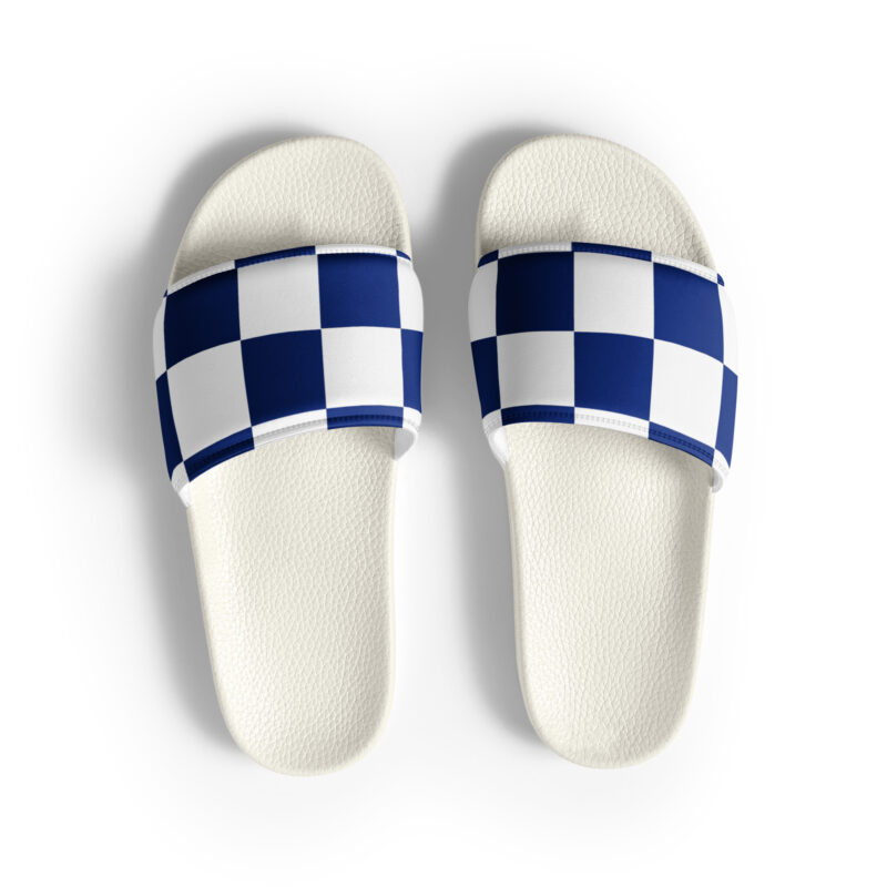The Bluenose IV (Blue) Slides blue and white front art concierge clothing jpg The Bluenose IV (Blue) Slides blue and white front art concierge clothing jpg