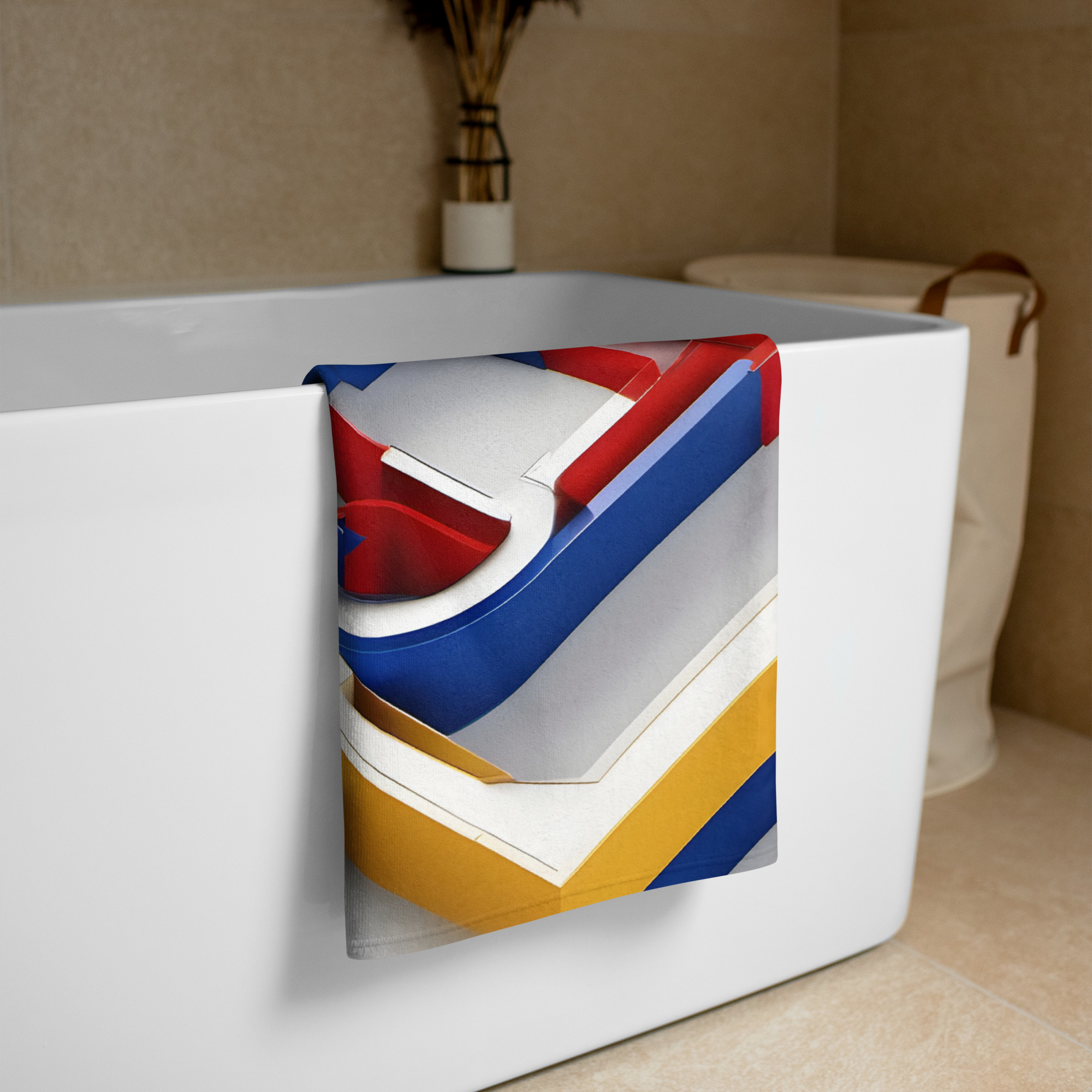 sublimated towel white 30x60 lifestyle 6800320716578 jpg