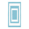 The Bauhaus (Light Blue) Beach Towel light blue 30x60 flat art concierge clothing jpg