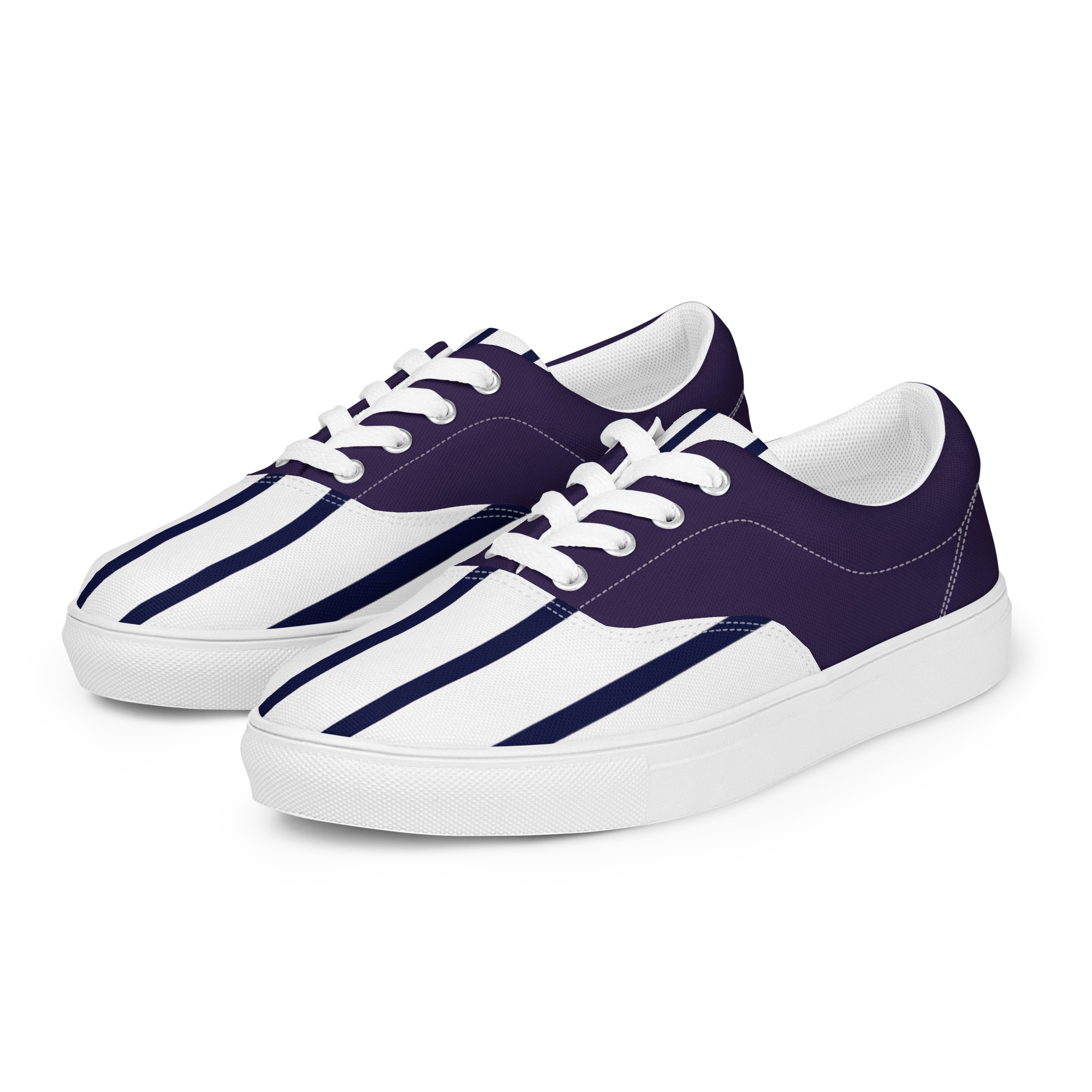 mens lace up canvas shoes white left front 686db591254dc jpg