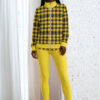 Imani Lofty Look Imani Lofty Look The Tartan Series (MaCleod) Track Jacket yoga leggings canvas deck shoes yellow black tartan front art concierge clothing jpg
