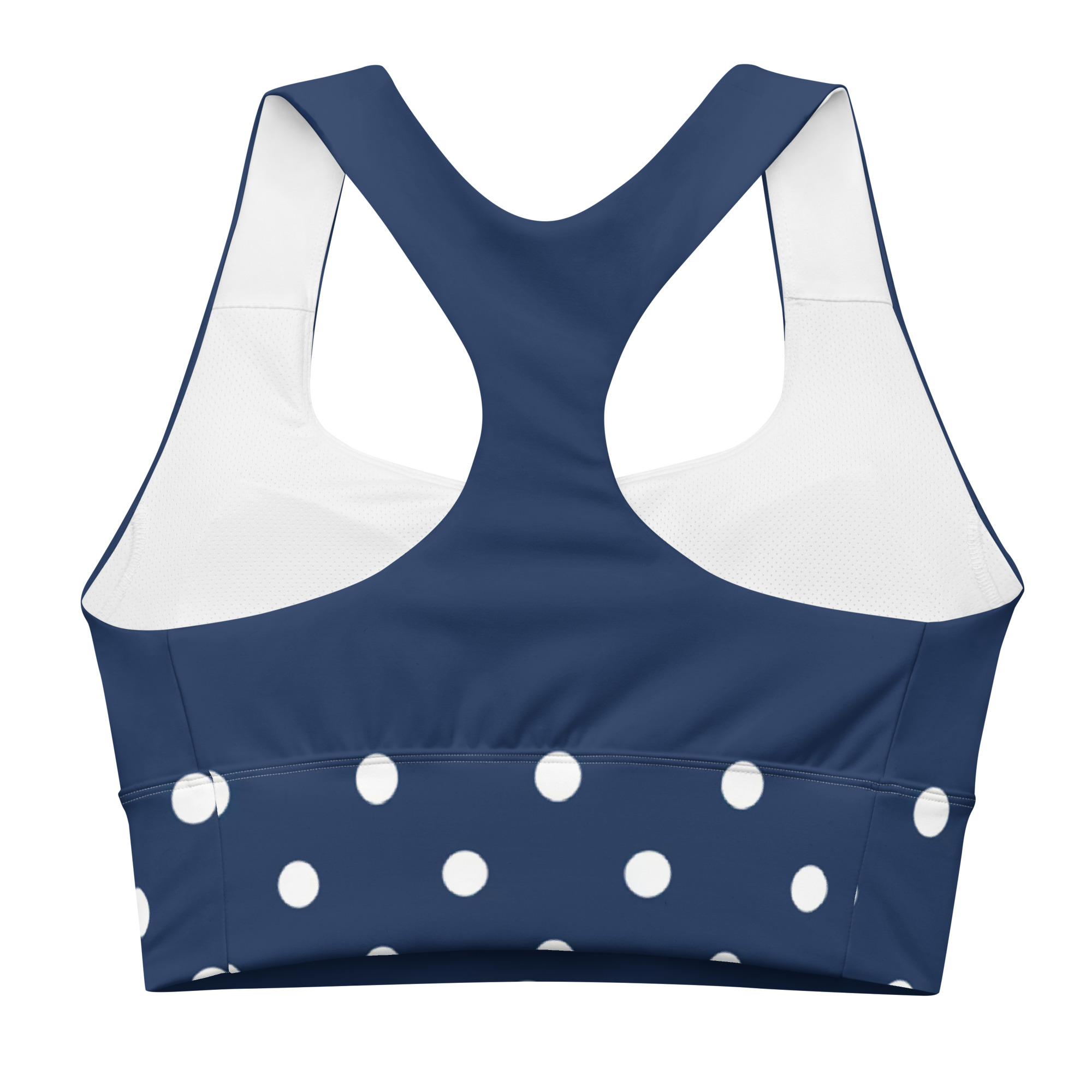 all over print recycled longline sports bra white back 68ca0a1440ade jpg